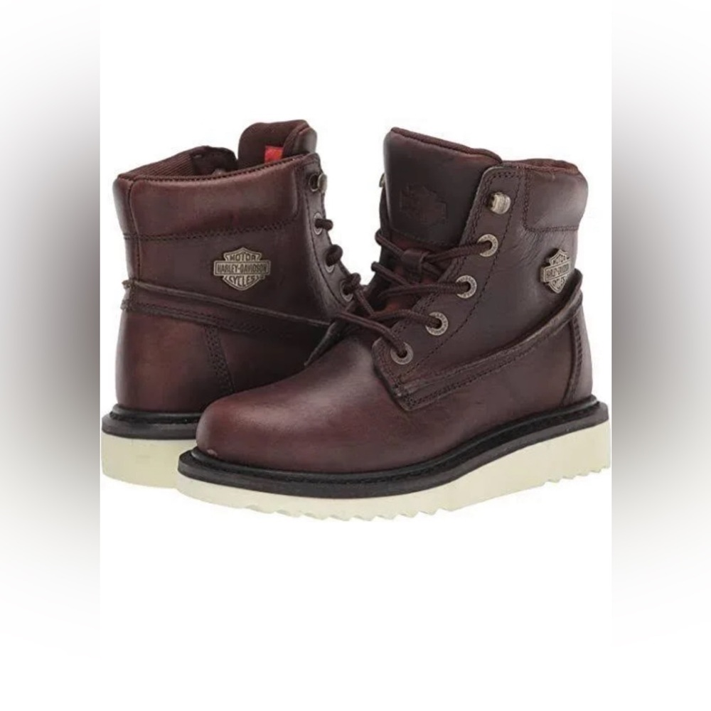 Harley-Davidson Marconi 5" Seam Womens Brown Leather Motorcycle Boots US 7